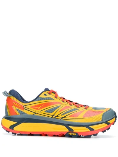 Hoka One One Multicoloured Mafate Speed 2 Sneakers In Yellow