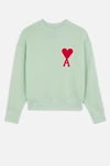 AMI ALEXANDRE MATTIUSSI SWEATSHIRT WITH BIG AMI COEUR PATCH,H19J03774613816614