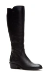 Frye Women's Carson Knee-high Leather Riding Boots In Black Leather