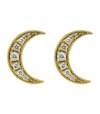 ANDREA FOHRMAN Crescent Moon Diamond Studs