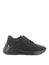 HOGAN ACTIVE ONE RUBBERIZED LEATHER SNEAKERS