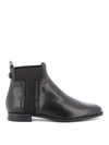 TOD'S LEATHER CHELSEA ANKLE BOOTS