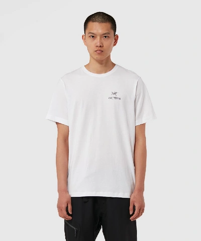 Arc'teryx Emblem Logo-print Cotton-jersey T-shirt In White