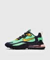 Nike Men's Air Max 270 React Low-top Sneakers In Green/yellow