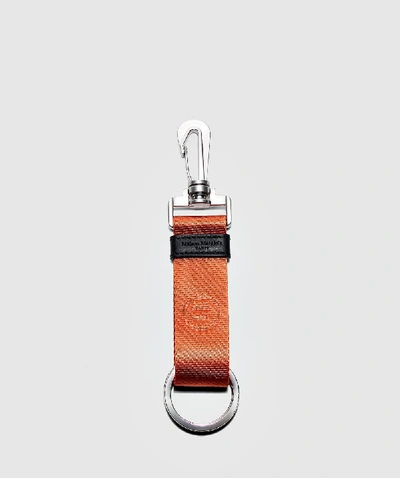 Maison Margiela Key Fob In Russet Orange