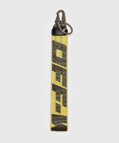 Off-white Clasp Keychain - 黄色 In Yellow