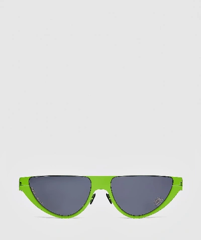 Mykita X Martine Rose Kitt Sunglasses In Lime