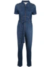 ALICE AND OLIVIA GORGEOUS DENIM JUMPSUIT