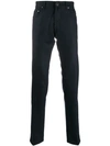 JACOB COHEN SLIM-FIT TEXTURED TROUSERS