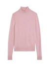 Theory Basic Cashmere Turtleneck In Pale Pink
