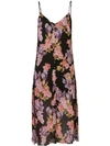 We Are Kindred Stevie Floral-print Slip Dress In Black