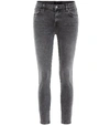J BRAND 835 CROPPED MID-RISE SKINNY JEANS,P00409857