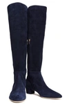 SERGIO ROSSI SUEDE KNEE BOOTS,3074457345620552712