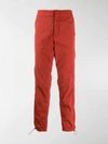 Heron Preston Side Zipped Trousers In Red