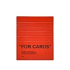 OFF-WHITE Off-White Quote Cardholder