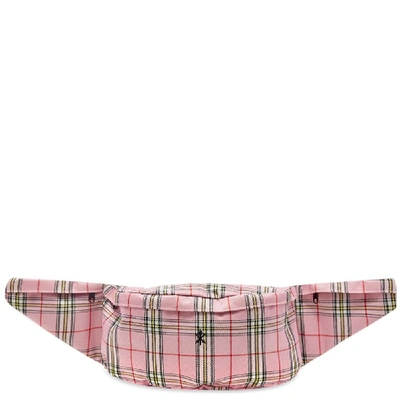 Opening Ceremony Plaid Waist Bag In Pink