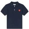COMME DES GARÇONS PLAY Comme des Garcons Play Kids Red Heart Polo