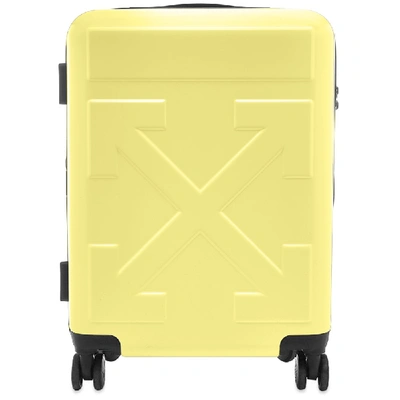 Off-white Luggage In Yellow