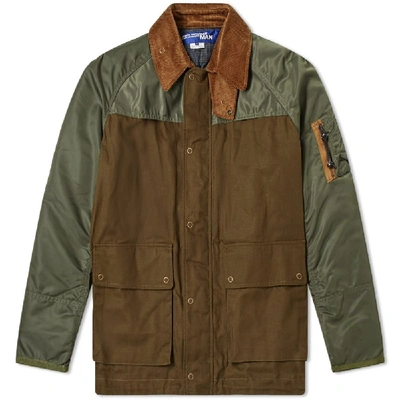 Junya Watanabe Man Ma-1 Coat In Brown