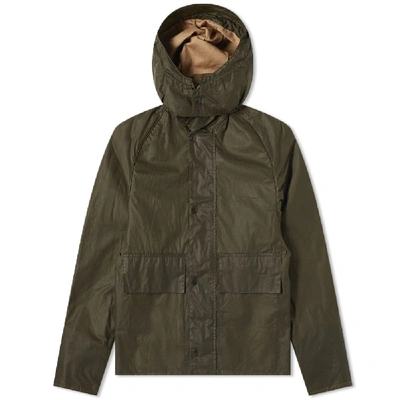 Barbour X Margaret Howell Spey Wax Jacket In Green | ModeSens GB