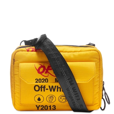Off-white Industrial Travel Crossbody Bag In Yellow