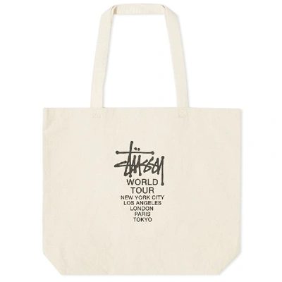 STUSSY Stussy Canvas Tour Tote Bag 
