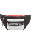 Givenchy Logo Colourblock Belt Bag In Black