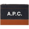 APC A.P.C. Axel Denim Logo Pouch