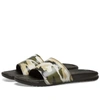Nike Camouflage Benassi Jdi Sliders Black In Green