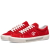 Vans Embroidered Logo Sneakers In Red