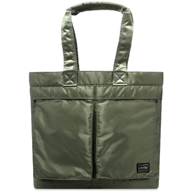 Porter-yoshida & Co . Tote Bag In Green