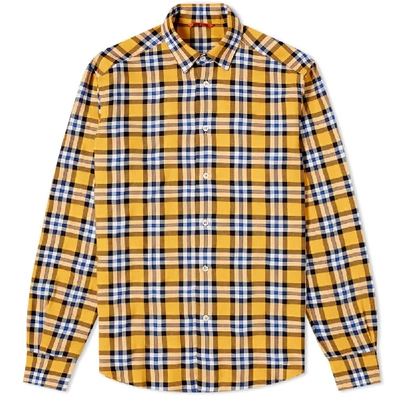 Barena Venezia Barena Check Shirt In Yellow