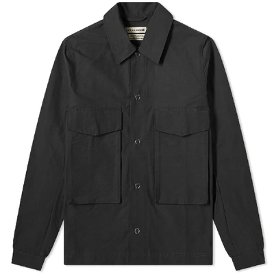 A Kind Of Guise Grand Overshirt In Black