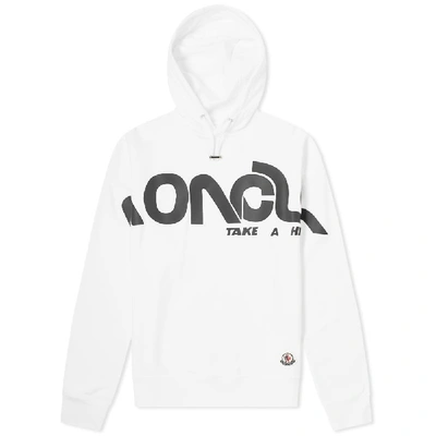 Moncler Genius Moncler 1952 Logo Printed Hoodie In White