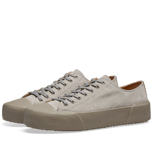 Jil Sander + Suede Lace Up Sneaker In Grey | ModeSens