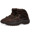 Adidas Originals Adidas Yeezy Brown High Top Suede Desert Boot Sneakers In Brown