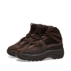 Adidas Originals Adidas Yeezy Brown High Top Suede Desert Boot Sneakers In Brown
