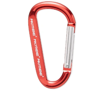 Polythene Optics Carabiner In Red