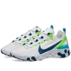 Nike React Element 55 Sneakers In White