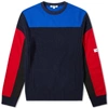 KENZO Kenzo Felted Colour Block Knit