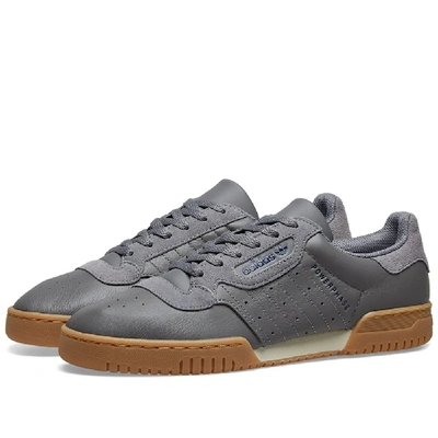 Adidas Originals Powerphase Leather Sneakers In Grey