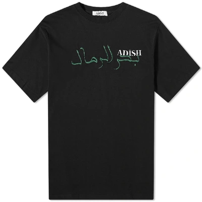 Adish Arabic Tee In Black