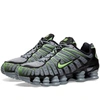 Nike Shox Mesh Panel Sneakers In Grey