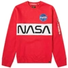 ALPHA INDUSTRIES Alpha Industries NASA Inlay Crew Sweat