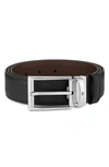 Montblanc Men's Trapeze Adjustable & Reversible Leather Belt In No Color