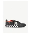 Off-white Vulc Striped Low-top Canvas Trainers In Blk/white