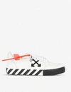 OFF-WHITE VULC STRIPED LOW-TOP CANVAS TRAINERS,5106-10004-3973613109