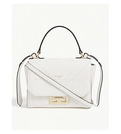 Givenchy Eden Mini Smooth Leather Crossbody Bag In White