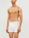 CALVIN KLEIN COTTON STRETCH LOW-RISE COTTON TRUNKS PACK OF THREE,28471841
