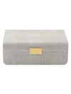 AERIN Large Modern Shagreen Jewelry Box